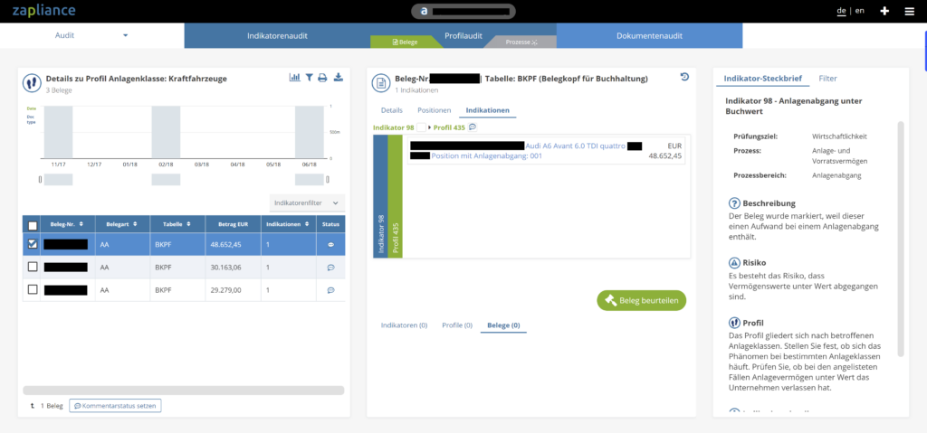 Screenshot Zap Audit 1