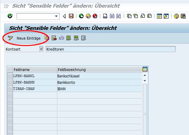 Sensible Felder